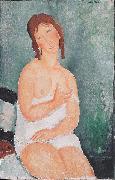 Amedeo Modigliani Junge Frau im Hemd oil painting artist